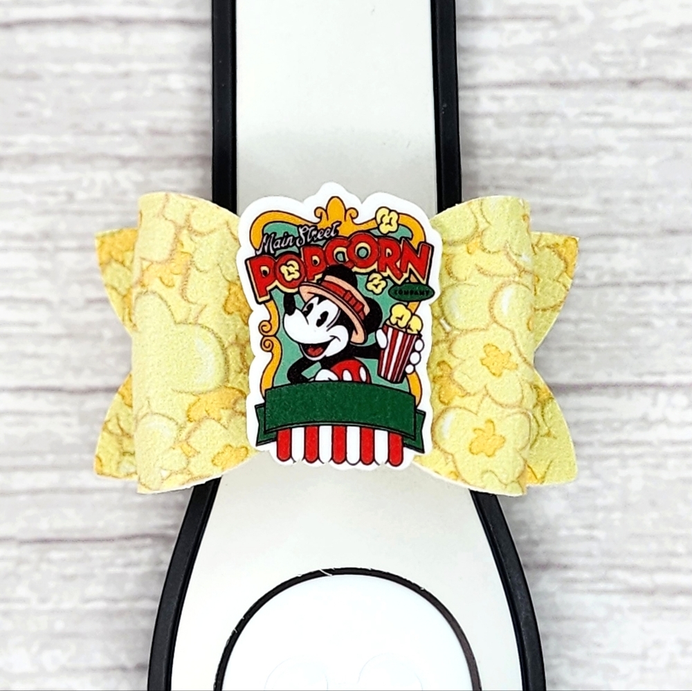 Main Street Popcorn Magic Band Bow